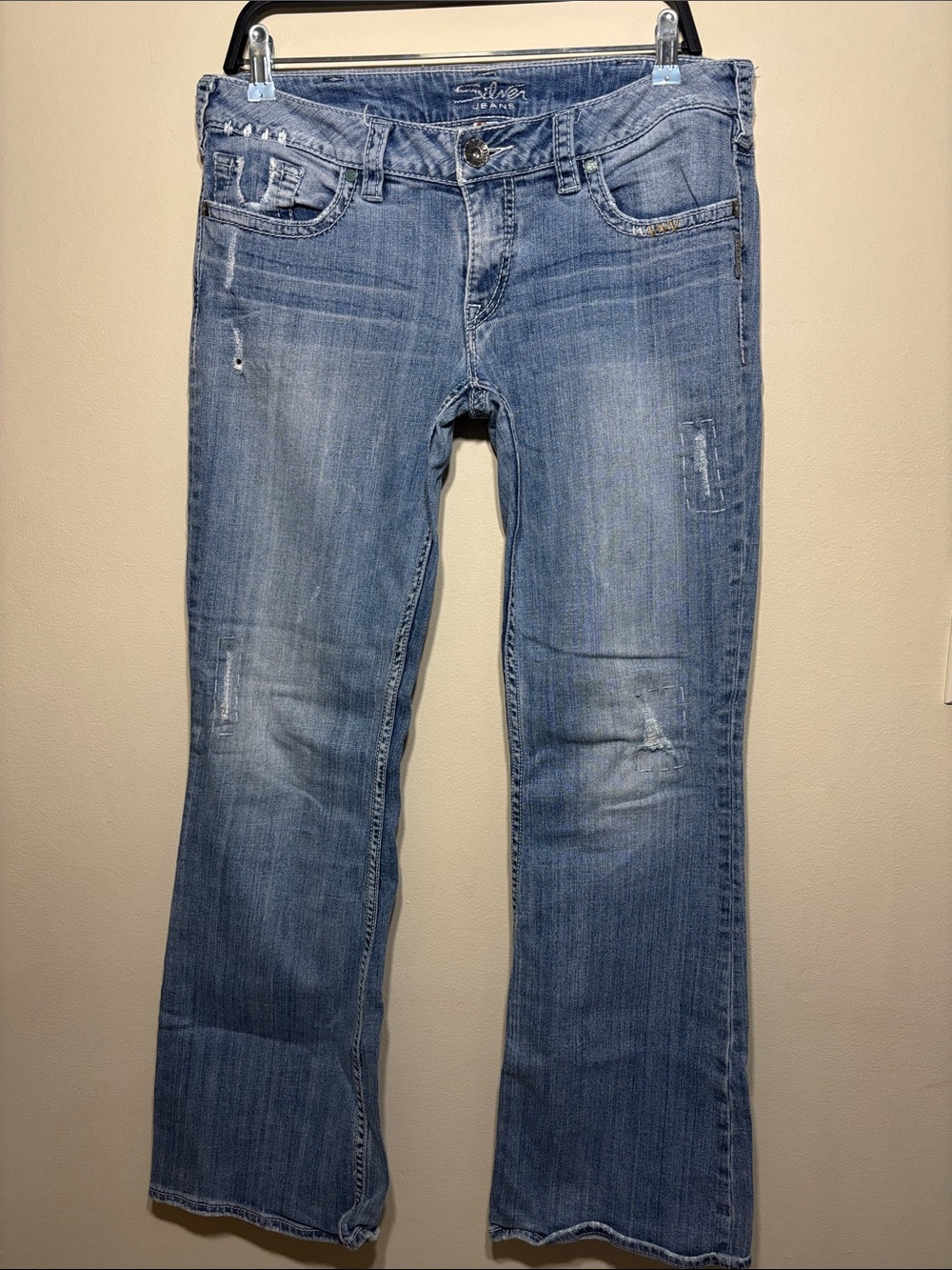 Silver Jeans Aiko Distressed Flare